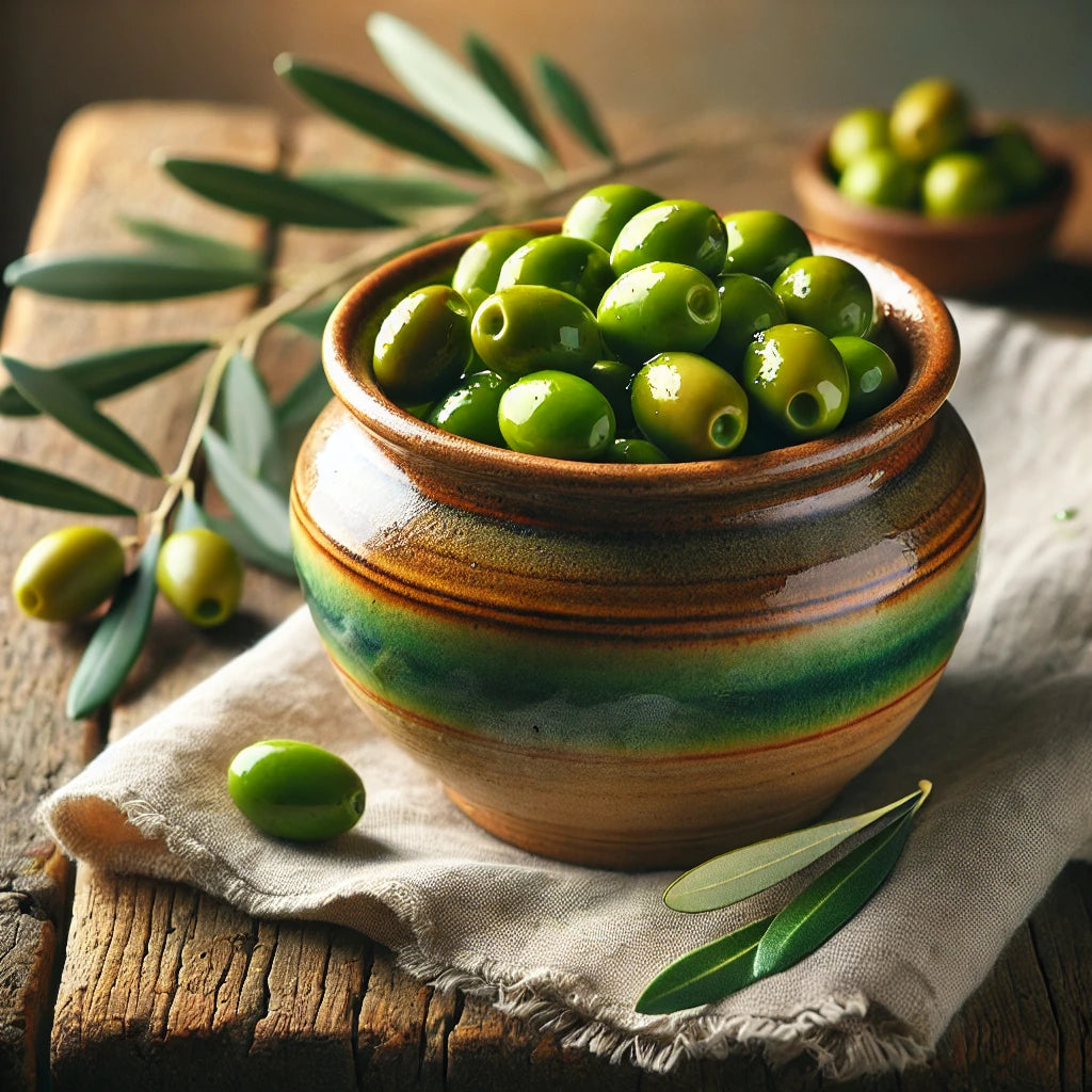 Siciliaanse groene olijven