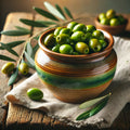 Siciliaanse groene olijven
