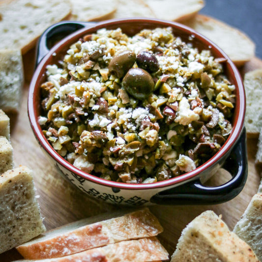 Groene olijf tapenade